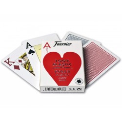 Cartes Fournier Poker 100% Plastic Jumbo index